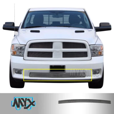 Grill  Fits 2009-2012 Dodge Ram 1500 Sport/Exp Billet Grille Lower Bumper Cover Foto 1 de 4