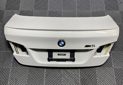 2011-2016 BMW F10 M5 Rear Trunk Lid Shell Panel Alpine White OEM *NOTE* Foto 1 de 4