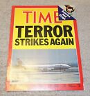 Time Magazine Terror Strikes Again September 15, 1986