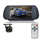 Car 7"Rear View Parking Mirror Monitor System+Backup Camera Night Vision Iposter