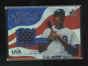 2004 SP Prospects #NH-JM John Mayberry Jr. National Honors USA Jersey - Picture 1 of 2