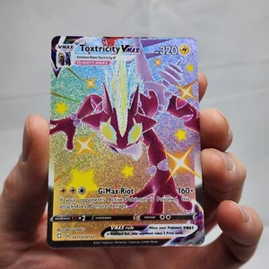 Pokemon TCG Toxtricity VMAX SV113/SV122 Shiny Holo Rare Shining Fates Pack Fresh - Picture 1 of 4