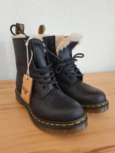 Doc Martens Dr.Martens 1460 Serena Warmwair Fell Stiefel Boots Gr.38 schwarz NEU - Bild 1 von 5