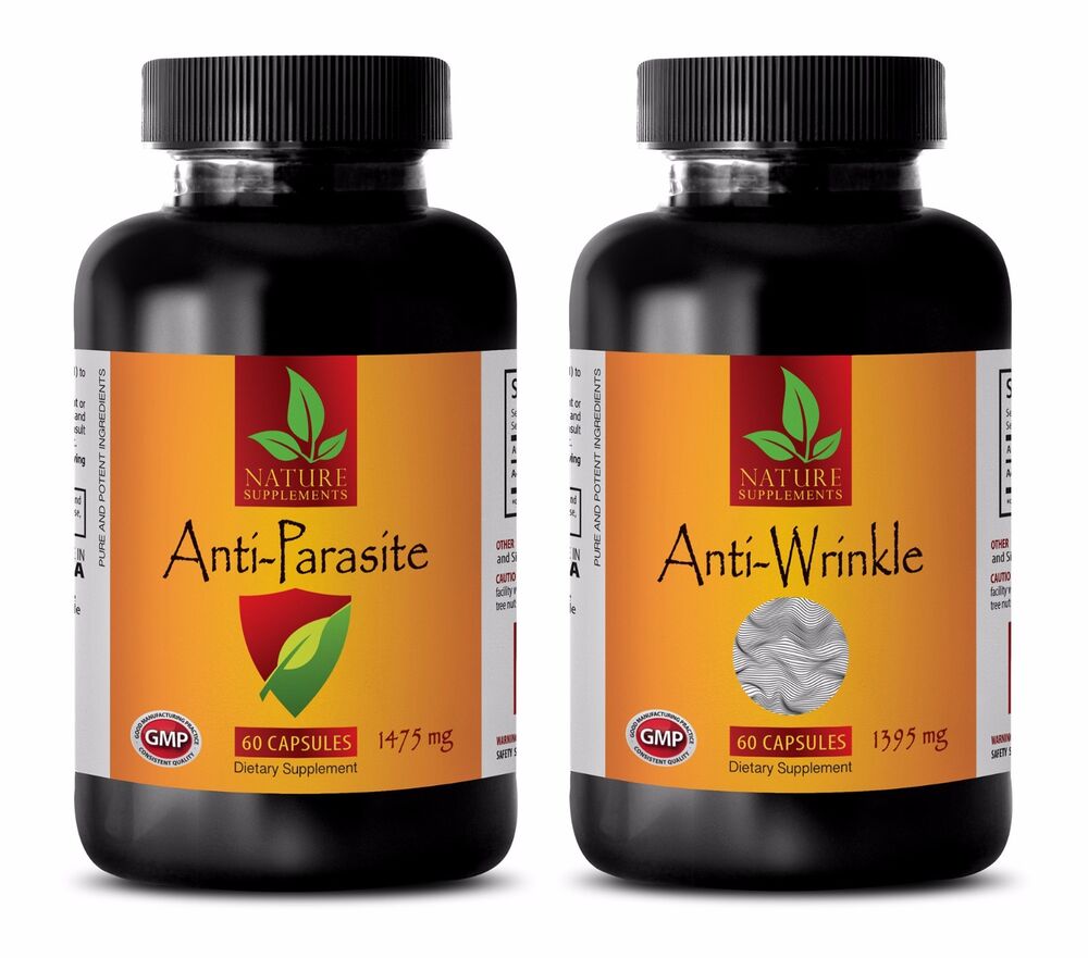 Anti-aging skin care - ANTI PARASITE - ANTI WRINKLE - body detox cleanse - COMBO