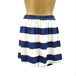 Shorts 2XL Blue White Stripe Beach Nautical Super Soft Swing Shorts 2XL Coastal - Picture 1 of 8