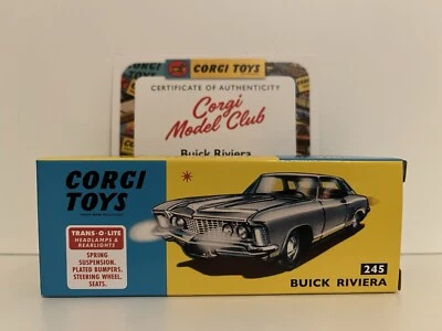 Corgi Model Club 245 Buick Riviera BNIB with COA - Image 1 of 4