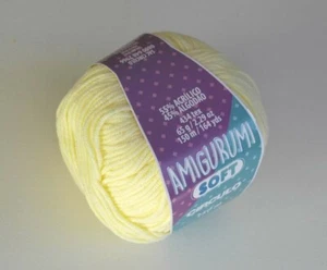 Hilo de Crochet/Hilo CIRCULO AMIGURUMI SUAVE Acrílico/Algodón - #1708 amarillo claro - Imagen 1 de 1
