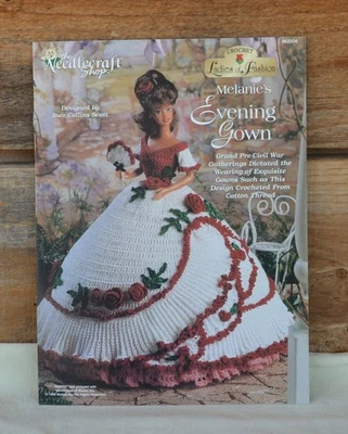 Needlecraft Shop Crochet Ladies of Fashion Melanie's Evening Gown #962504 Doll - Image 1 of 4
