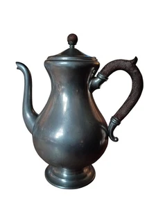 Royal Holland Zinn Daalderop Teekanne Set Holzgriff 1965 Made In Holland - Bild 1 von 8