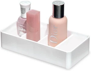 iDesign The Sarah Tanno Collection 4 Slot Silicone Cosmetic Drawer White  - Picture 1 of 9