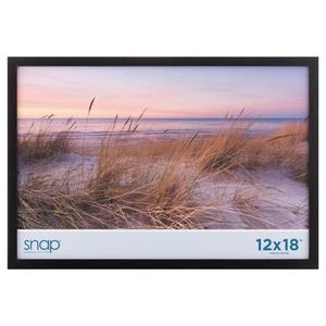 Gallery Solutions - Size 12"x18" - Picture Frame - Black Design for Wall Moun... - Picture 1 of 6