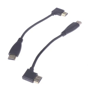 Câble haute vitesse 4K HDMI 2.0 câble d'extension coudé 90 degrés pour PS4 TV MG - Photo 1/17