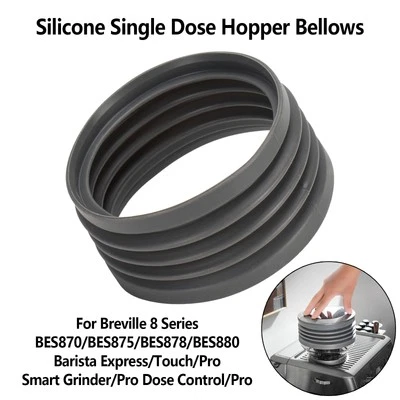 DIBTSA Silikon Einzeldosis Espressomaschine Trichter Faltenbalg Für Breville BES870/878