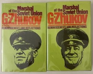 G Zhukov Marshal of the Soviet Union Reminiscences & Reflections 2 Vols HC/DJ GD - Picture 1 of 7