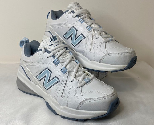 Scarpe da ginnastica New Balance 608 V5 WX608WB5 bianche cross trainer taglia 6B
