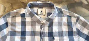Soulcal & Co Mens Check Short Sleeve Shirt for Mod Skin Ska size 3XL - 50 inches - Picture 1 of 4