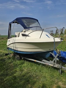 Motorboot Quicksilver Cabin 430 Yamaha 40 Ps Trailer - Bild 1 von 12
