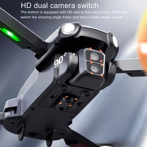 Drone Dual Camera Intelligent Obstacle Avoidance Optical Hovering GPS - Photo 1 sur 30