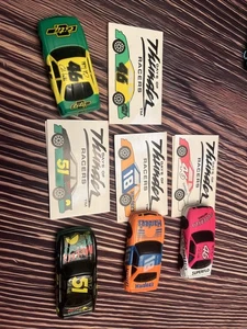 Days of Thunder Racers Hardee's 1990 Vintage 1:64 Diecast Car Loose Set of 4 - Picture 1 of 6