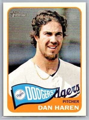 Dan Haren 2014 Topps Heritage Los Angeles Dodgers #79 - Image 1 of 2