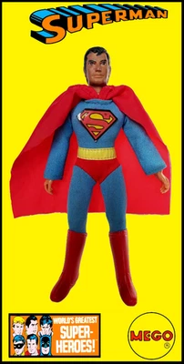 💥Mego Superman Action Figure 8" Originale 1974 Vintage Completo💥 - Imagen 1 de 4