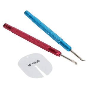 2Pcs Watch Hands Remover Watch Needle Lever Repair Tool W/ Pad For Watchmakers - Picture 1 of 22