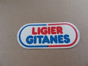 419L Autocollant Ligier Gitanes Forme Ovale L 8,8 cm - Foto 1 di 2