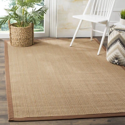 Safavieh Power Loomed Natural Fiber Collection Multi/Brown Area Rugs - NF132D - Image 1 of 3