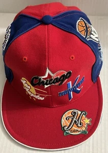 All Star Player Chicago LA NY NJ Orlando Bklyn Basketball Cap blau/rot L/XL - Bild 1 von 14