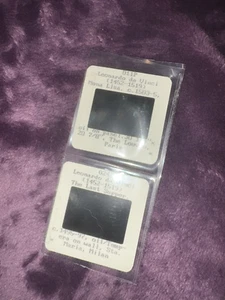 LEONARDO da VINCI, 2 X 2 / 35mm museum quality 2 slide collection free shipping - Picture 1 of 3