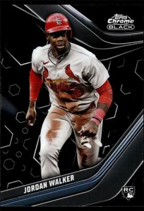 2023 Topps CHROME BLACK JORDAN WALKER CARDINALS RC #65 - Foto 1 di 2