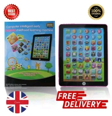 Educational Learning Tablet Toy for Kids Toddlers Age 3 4 5 6 7 Years Boys Girls - Image 1 of 4