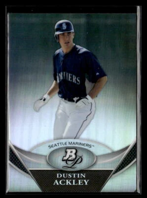 Bowman Platinum #BPP32 2011 Dustin Ackley Prospects refractors novato Foto 1 de 2