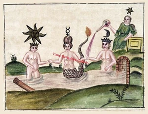 17. Jahrhundert Clavis Artis Alchemistische Illustration (V2.027) - Poster in 6 Größen - Bild 1 von 1
