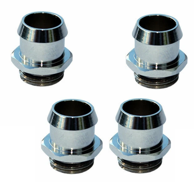 Swiftech BSPP-250-500-CP-S 1/4in BSPP TO 1/2in BARB (Set of 4) - Image 1 of 1