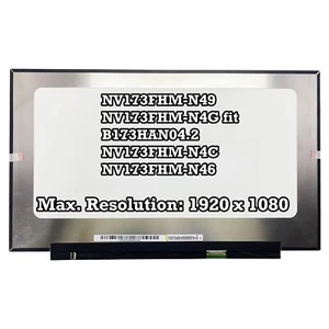 NV173FHM-N49 NV173FHM-N4G apto para B173HAN04.2 NV173FHM-N4C NV173FHM-N46 IPS FHD LCD LCD - Imagen 1 de 2