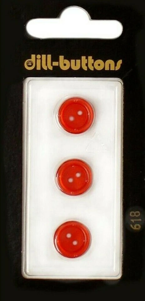 Dill Buttons ~ (0618) - 7/16" - 3 ct - Image 1 of 1