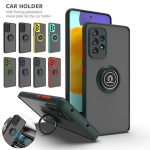 Magnetic Ring Stand Case Cover For Samsung A12/A22/A32 4G/5G A52/A50 A51/A71 4G - Picture 1 of 20