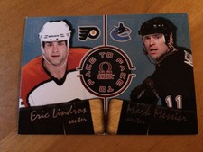 1998-99 Pacific Omega Face to Face Eric Lindros/Mark Messier