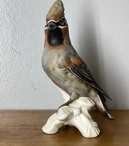 Goebel Porzellan Zeder Wachsflügel Vogel Figur West Germany Sammlung 1967 Cv 80 - Bild 1 von 7