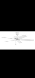 Kichler White Renew Patio Wet Location 52" 5 Blade Indoor Outdoor Ceiling Fan