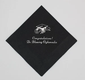 250 personalized cocktail napkins party wedding baby shower birthday party - Picture 1 of 9