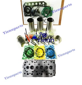 S3L S3L2 Overhaul Rebuild Kit + Cylinder Head For Mitsubishi Engine Repair Parts - Picture 1 of 9