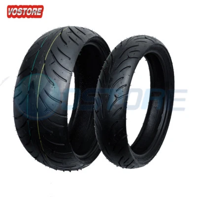 Juego neumáticos delanteros+traseros moto 120/70-17 y 190/50-17 para Honda Suzuki Kawasaki Foto 1 de 4