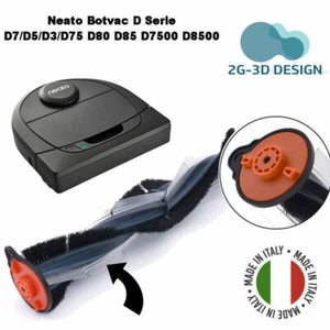 Spazzole x4 Neato Botvac D Serie D7/D5/D3/D75 D80 D85 D7500 D8500 Made in ITALY - Foto 1 di 7