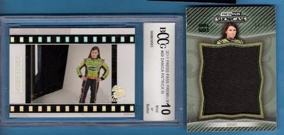 Danica Patrick NASCAR JUMBO RACE USED FIRESUIT #9/25 + GRADED 10 PREMIUM CARD - Image 1 of 2