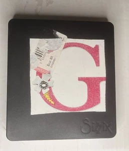 Sizzix Bigz Alfabeto Mayúsculas Die Sassy Serif Letra G - GRANDE 4" - Imagen 1 de 3