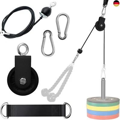 MARKE FAVUIT Kabelzug Fitness Kabel Latzug Gym Unterarmtrainer Arm Krafttraining Kabelzug