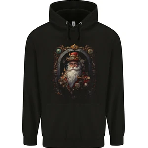 Steampunk Santa Claus Xmas Christmas Childrens Kids Hoodie - Picture 1 of 3