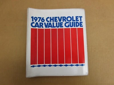 Chevrolet Car Value Guide 1976 álbum de datos de concesionario Corvette Camaro Foto 1 de 4
